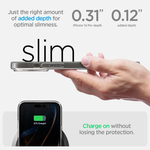 Kup Etui Spigen Ultra Hybrid S Apple iPhone 14 Pro Crystal Clear - SPN2449 - {ean13} - Sklep Home Screen