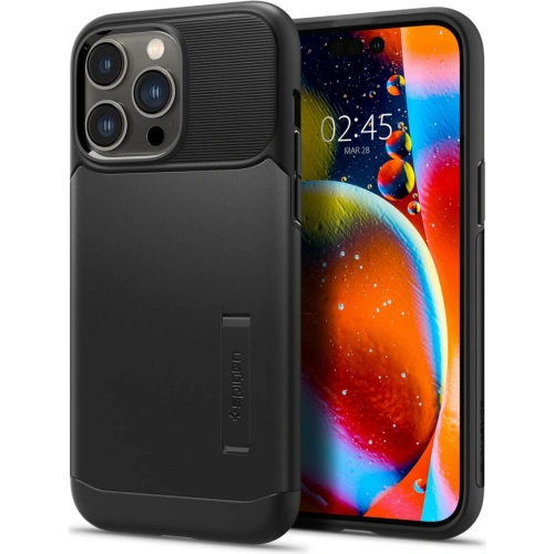 Kup Case Spigen Slim Armor Apple iPhone 14 Pro Max Schwarz - SPN2453 - {ean13} - Sklep Home Screen