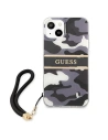 Kup [OUTLET] Tok Guess GUHCP13MKCABBK Apple iPhone 13 fekete/black hardcase Camo Strap Collection - OT-331 - {ean13} - Sklep Home Screen