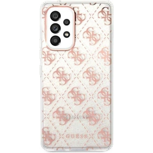 Kup Etui Guess GUHCA53PCU4GLPI Samsung Galaxy A53 5G růžový/pink tvrdý kryt 4G Glitter - GUE1877 - {ean13} - Sklep Home Screen