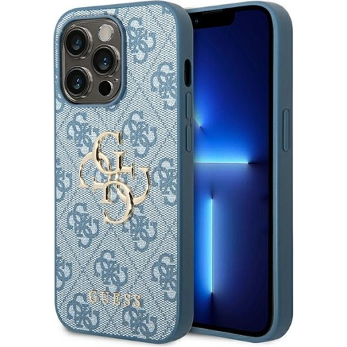 Kup Etui Guess GUHCP14L4GMGBL Apple iPhone 14 Pro albastru/blue hardcase 4G Big Metal Logo - GUE1878 - {ean13} - Sklep Home Screen