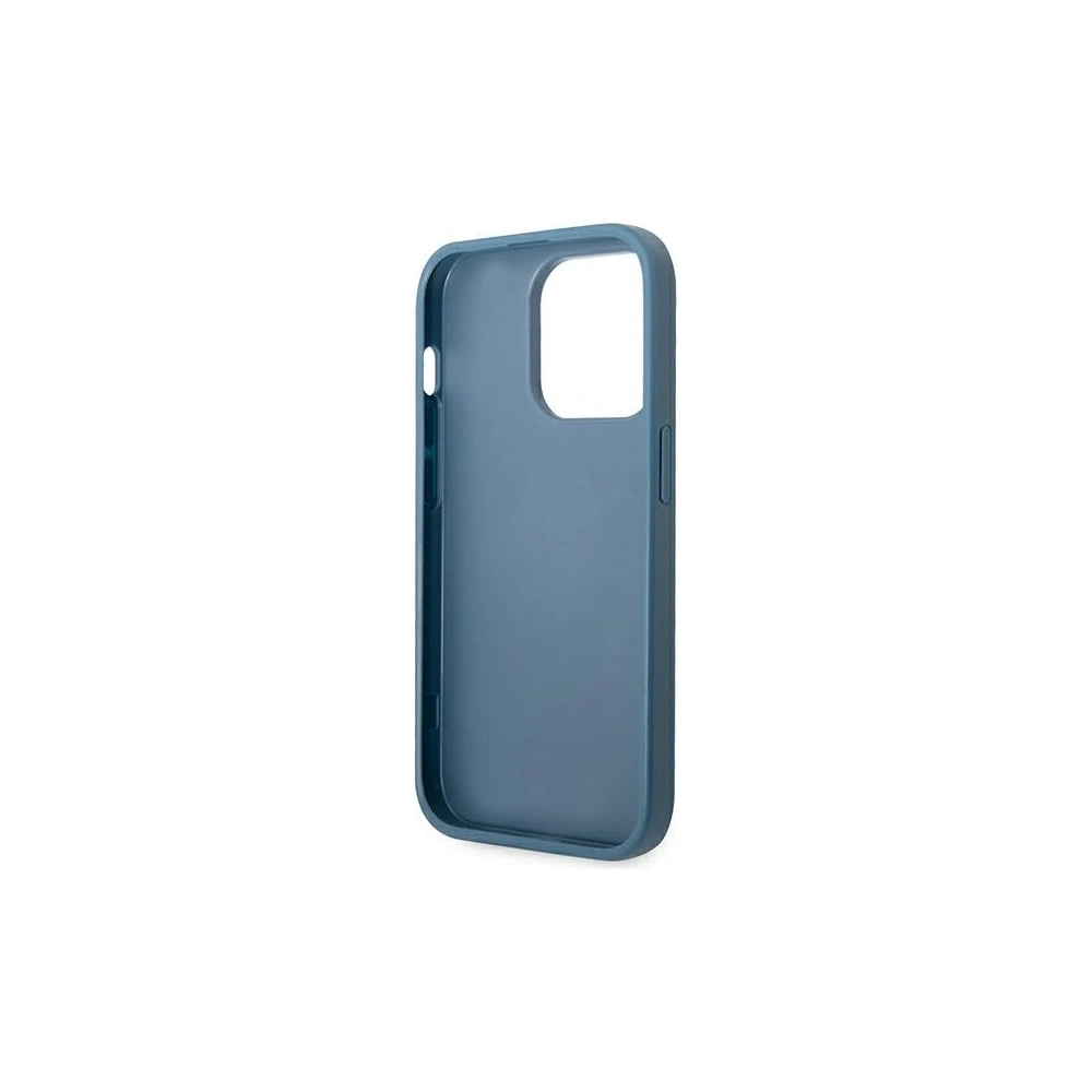 Etui Guess GUHCP14L4GMGBL Apple iPhone 14 Pro niebieski/blue hardcase 4G Big Metal Logo