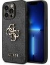 Guess GUHCP14L4GMGGR Apple iPhone 14 Pro grey hardcase 4G Big Metal Logo