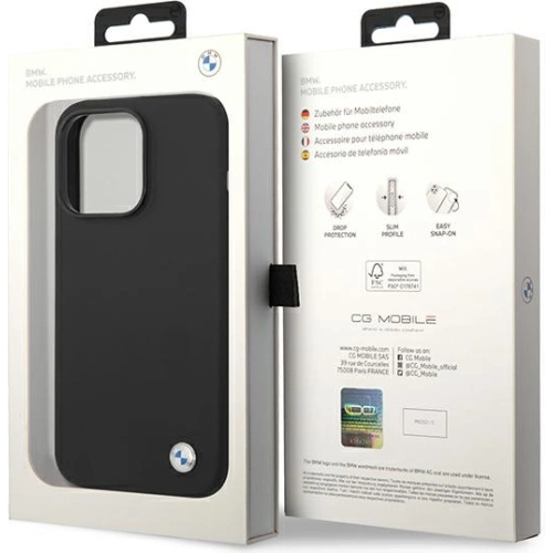 Kup Etui BMW BMHCP14XSILBK Apple iPhone 14 Pro Max černý/black Silicone Metal Logo - BMW294 - {ean13} - Sklep Home Screen