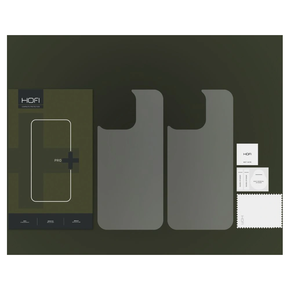 Folia hydrożelowa na tył Hofi Hydroflex Pro+ Back Protector Apple iPhone 14 Clear [2 PACK]