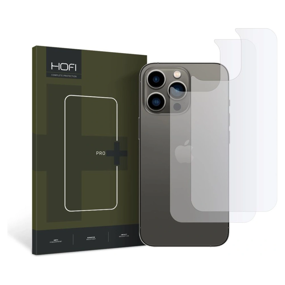 Folia hydrożelowa na tył Hofi Hydroflex Pro+ Back Protector Apple iPhone 14 Pro Clear [2 PACK]