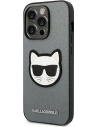 Kup Etui Karl Lagerfeld KLHCP14LSAPCHG Apple iPhone 14 Pro hardcase srebrny/silver Saffiano Choupette Head Patch - KLD981 - {ean13} - Sklep Home Screen