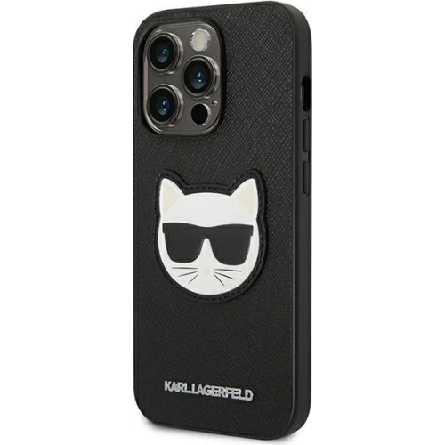 Kup Etui Karl Lagerfeld KLHCP14LSAPCHK Apple iPhone 14 Pro hardcase černý/black Saffiano Choupette Head Patch - KLD982 - {ean13} - Sklep Home Screen