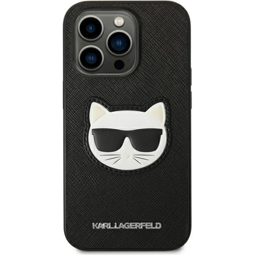 Kup Etui Karl Lagerfeld KLHCP14LSAPCHK Apple iPhone 14 Pro hardcase černý/black Saffiano Choupette Head Patch - KLD982 - {ean13} - Sklep Home Screen