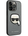 Kup Etui Karl Lagerfeld KLHCP14LSAPKHG Apple iPhone 14 Pro argintiu/silver hardcase Saffiano Patch-ul Capului lui Karl - KLD983 - {ean13} - Sklep Home Screen