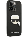 Kup Case Karl Lagerfeld KLHCP14LSAPKHK Apple iPhone 14 Pro schwarz/black Hardcase Saffiano Karl`s Head Patch - KLD984 - {ean13} - Sklep Home Screen