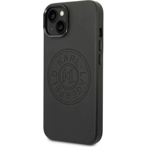 Etui Karl Lagerfeld KLHCP14MFWHK Apple iPhone 14 Plus / 15 Plus hardcase czarny/black Leather Perforated Logo