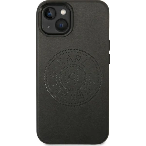 Etui Karl Lagerfeld KLHCP14MFWHK Apple iPhone 14 Plus / 15 Plus hardcase czarny/black Leather Perforated Logo