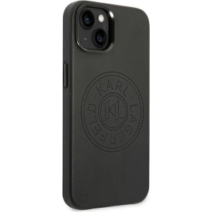 Etui Karl Lagerfeld KLHCP14MFWHK Apple iPhone 14 Plus / 15 Plus hardcase czarny/black Leather Perforated Logo