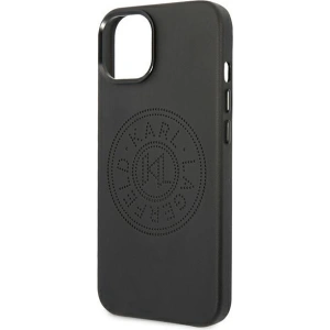 Etui Karl Lagerfeld KLHCP14MFWHK Apple iPhone 14 Plus / 15 Plus hardcase czarny/black Leather Perforated Logo