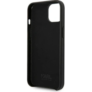 Etui Karl Lagerfeld KLHCP14MFWHK Apple iPhone 14 Plus / 15 Plus hardcase czarny/black Leather Perforated Logo