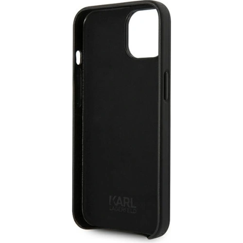 Kup Etui Karl Lagerfeld KLHCP14MFWHK Apple iPhone 14 Plus / 15 Plus kemény tok fekete/bőr perforált logó - KLD985 - {ean13} - Sklep Home Screen