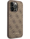 Kup Case Guess GUHCP14LG4GFBR Apple iPhone 14 Pro braun/brown Hartschale 4G Metall Gold-Logo - GUE1882 - {ean13} - Sklep Home Screen