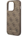 Kup Case Guess GUHCP14LG4GFBR Apple iPhone 14 Pro braun/brown Hartschale 4G Metall Gold-Logo - GUE1882 - {ean13} - Sklep Home Screen