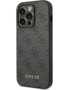 Kup Case Guess GUHCP14LG4GFGR Apple iPhone 14 Pro grau/grey Hartschale 4G Metall Gold Logo - GUE1883 - {ean13} - Sklep Home Screen