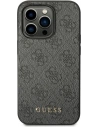 Kup Case Guess GUHCP14LG4GFGR Apple iPhone 14 Pro grau/grey Hartschale 4G Metall Gold Logo - GUE1883 - {ean13} - Sklep Home Screen