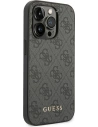 Kup Case Guess GUHCP14LG4GFGR Apple iPhone 14 Pro grau/grey Hartschale 4G Metall Gold Logo - GUE1883 - {ean13} - Sklep Home Screen