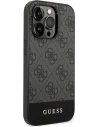 Kup Etui Guess GUHCP14LG4GLGR Apple iPhone 14 Pro šedé/grey hard case 4G Stripe Collection - GUE1886 - {ean13} - Sklep Home Screen