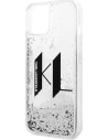 Kup Etui Karl Lagerfeld KLHCP14MLBKLCS Apple iPhone 14 Plus / 15 Plus srebrny/silver hardcase Liquid Glitter Big KL - KLD986 - {ean13} - Sklep Home Screen