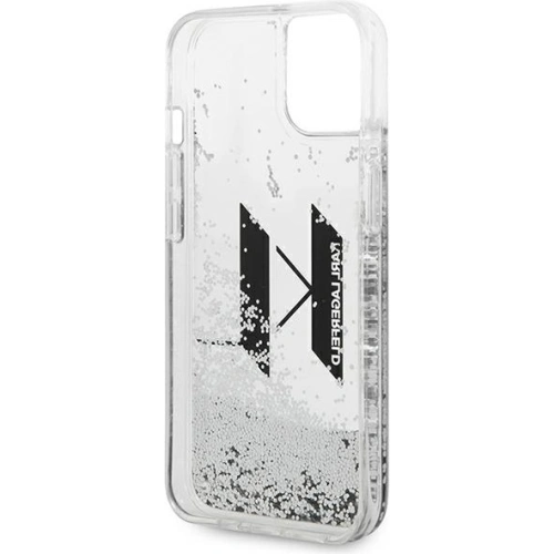 Kup Etui Karl Lagerfeld KLHCP14MLBKLCS Apple iPhone 14 Plus / 15 Plus stříbrný/silver hardcase Liquid Glitter Big KL - KLD986 - {ean13} - Sklep Home Screen
