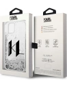 Kup Etui Karl Lagerfeld KLHCP14MLBKLCS Apple iPhone 14 Plus / 15 Plus srebrny/silver hardcase Liquid Glitter Big KL - KLD986 - {ean13} - Sklep Home Screen