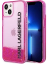 Etui Karl Lagerfeld KLHCP14MLCKVF Apple iPhone 14 Plus / 15 Plus różowy/pink hardcase Liquid Glitter Elong