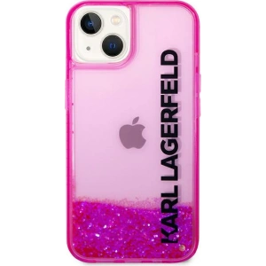 Etui Karl Lagerfeld KLHCP14MLCKVF Apple iPhone 14 Plus / 15 Plus różowy/pink hardcase Liquid Glitter Elong