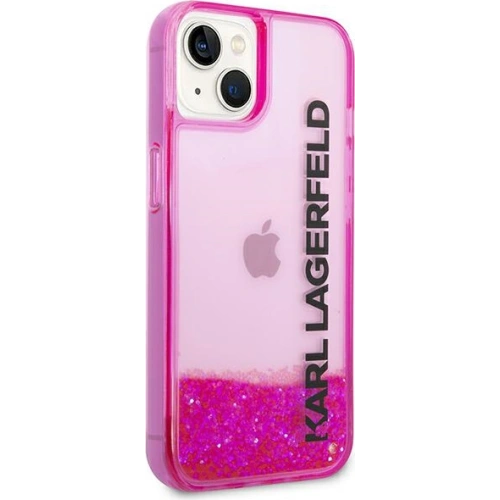 Kup Etui Karl Lagerfeld KLHCP14MLCKVF Apple iPhone 14 Plus / 15 Plus różowy/pink hardcase Liquid Glitter Elong - KLD987 - {ean13} - Sklep Home Screen