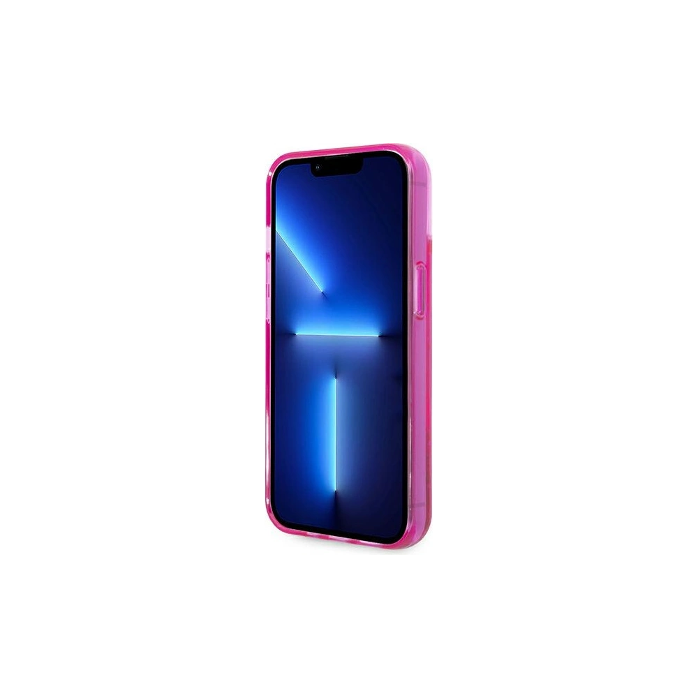 Etui Karl Lagerfeld KLHCP14MLCKVF Apple iPhone 14 Plus / 15 Plus różowy/pink hardcase Liquid Glitter Elong