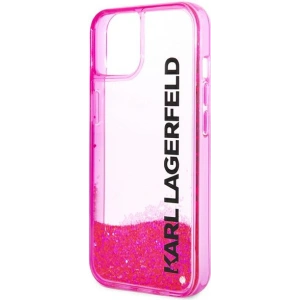Etui Karl Lagerfeld KLHCP14MLCKVF Apple iPhone 14 Plus / 15 Plus różowy/pink hardcase Liquid Glitter Elong