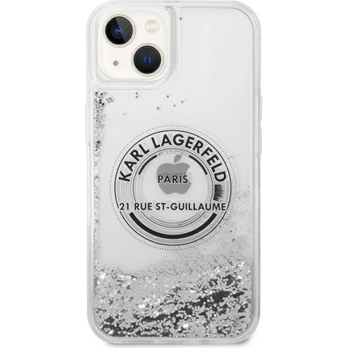 Kup Etui Karl Lagerfeld KLHCP14MLCRSGRS Apple iPhone 14 Plus / 15 Plus srebrny/silver hardcase Liquid Glitter RSG - KLD988 - {ean13} - Sklep Home Screen