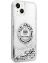Buy Karl Lagerfeld KLHCP14MLCRSGRS Apple iPhone 14 Plus / 15 Plus silver hardcase Liquid Glitter RSG - KLD988 - {ean13} - Home Screen Store Europe