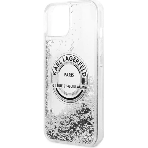 Kup Etui Karl Lagerfeld KLHCP14MLCRSGRS Apple iPhone 14 Plus / 15 Plus srebrny/silver hardcase Liquid Glitter RSG - KLD988 - {ean13} - Sklep Home Screen