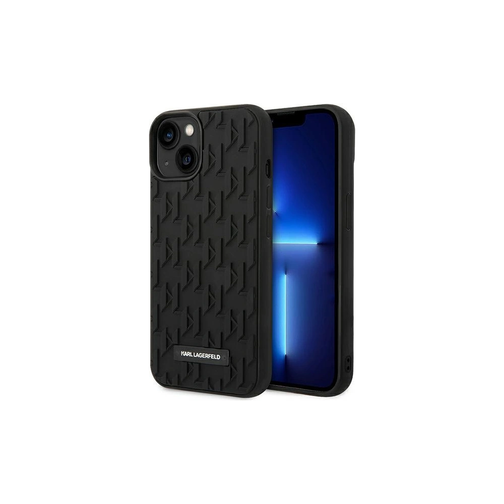 Etui Karl Lagerfeld KLHCP14MRUPKLPK Apple iPhone 14 Plus / 15 Plus hardcase czarny/black 3D Monogram