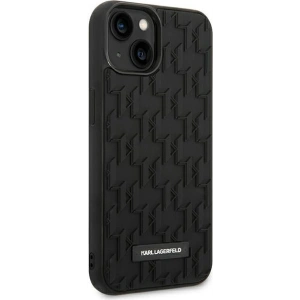 Etui Karl Lagerfeld KLHCP14MRUPKLPK Apple iPhone 14 Plus / 15 Plus hardcase czarny/black 3D Monogram