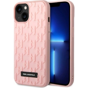 Etui Karl Lagerfeld KLHCP14MRUPKLPP Apple iPhone 14 Plus / 15 Plus hardcase różowy/pink 3D Monogram