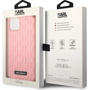 Etui Karl Lagerfeld KLHCP14MRUPKLPP Apple iPhone 14 Plus / 15 Plus hardcase różowy/pink 3D Monogram