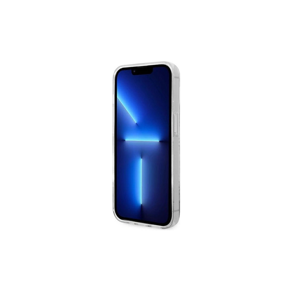 Etui Guess GUHCP14LHG4MHB Apple iPhone 14 Pro niebieski/blue hardcase 4G Pattern Script