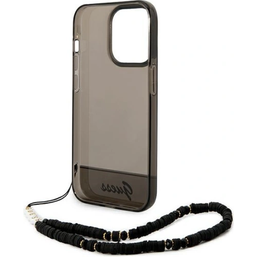 Kup Etui Guess GUHCP14LHGCOHK Apple iPhone 14 Pro negru/black hardcase Translucent Pearl Strap - GUE1890 - {ean13} - Sklep Home Screen