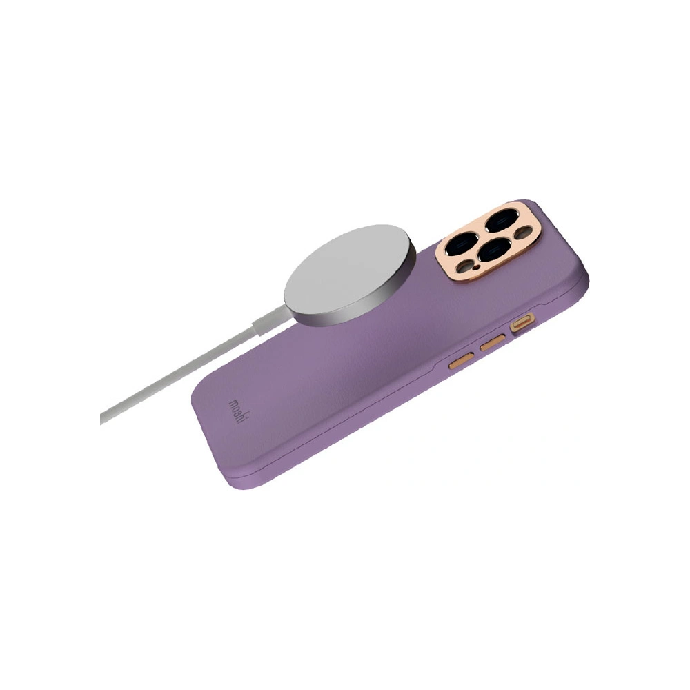 Etui Moshi Napa MagSafe Apple iPhone 14 Pro (Lavender Purple)