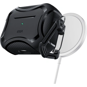 Kup Etui ESR Cyber Armor Halolock MagSafe Apple AirPods 2 Pro/1 Pro Negru - ESR541 - {ean13} - Sklep Home Screen