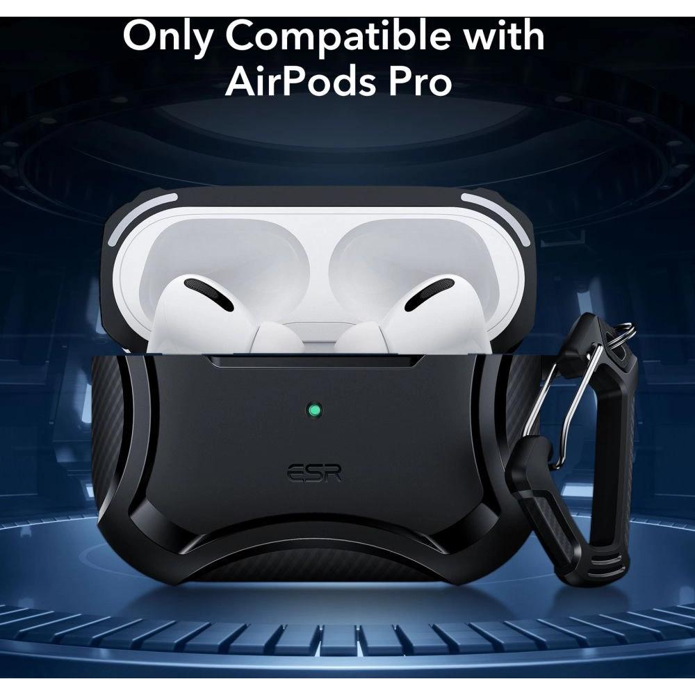 Etui ESR Cyber Armor Halolock MagSafe Apple AirPods 2 Pro/1 Pro Black
