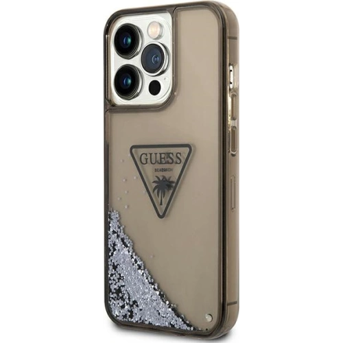 Kup Etui Guess GUHCP14LLFCTPK Apple iPhone 14 Pro černý/black hardcase Liquid Glitter Palm Collection - GUE1895 - {ean13} - Sklep Home Screen