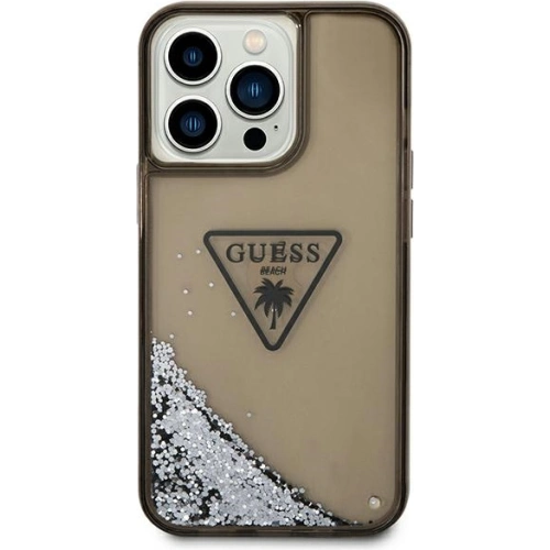 Kup Etui Guess GUHCP14LLFCTPK Apple iPhone 14 Pro černý/black hardcase Liquid Glitter Palm Collection - GUE1895 - {ean13} - Sklep Home Screen
