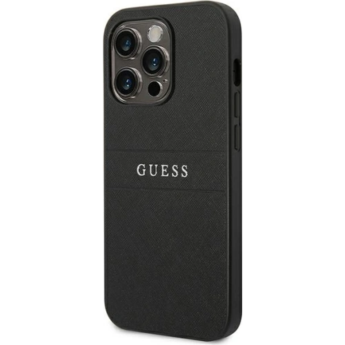 Kup Etui Guess GUHCP14LPSASBBK Apple iPhone 14 Pro černý/black Saffiano Strap - GUE1896 - {ean13} - Sklep Home Screen